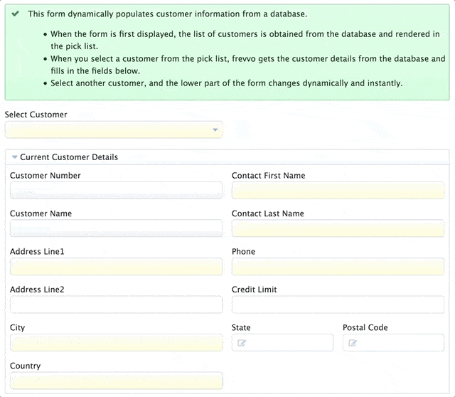 SQL master-detail form
