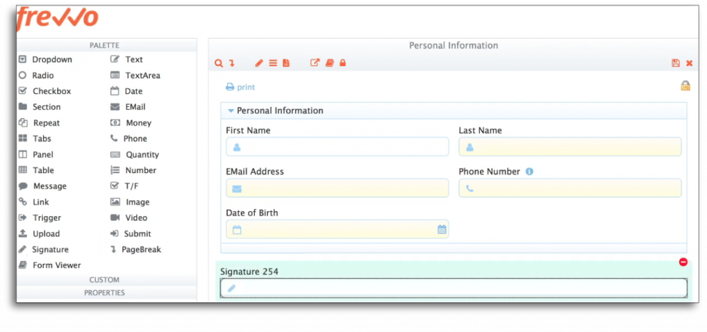 Add A Signature Control