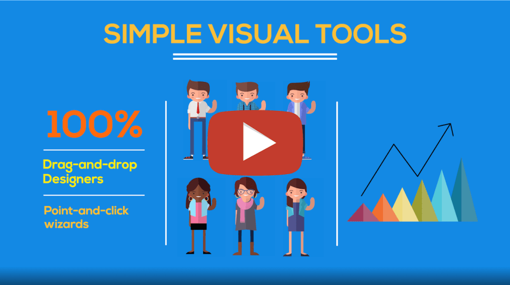 Simple visual tools for business process automation