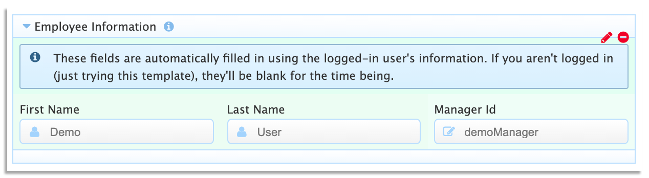 example of automatically populated PO form field on frevvo