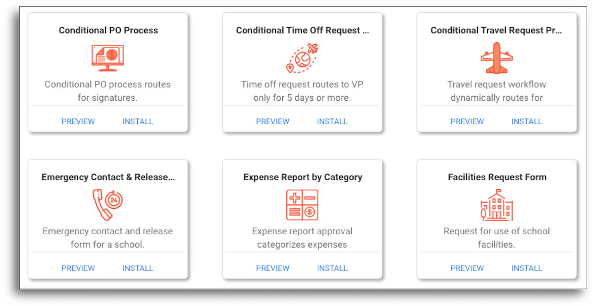 Building custom forms and creating automated workflows