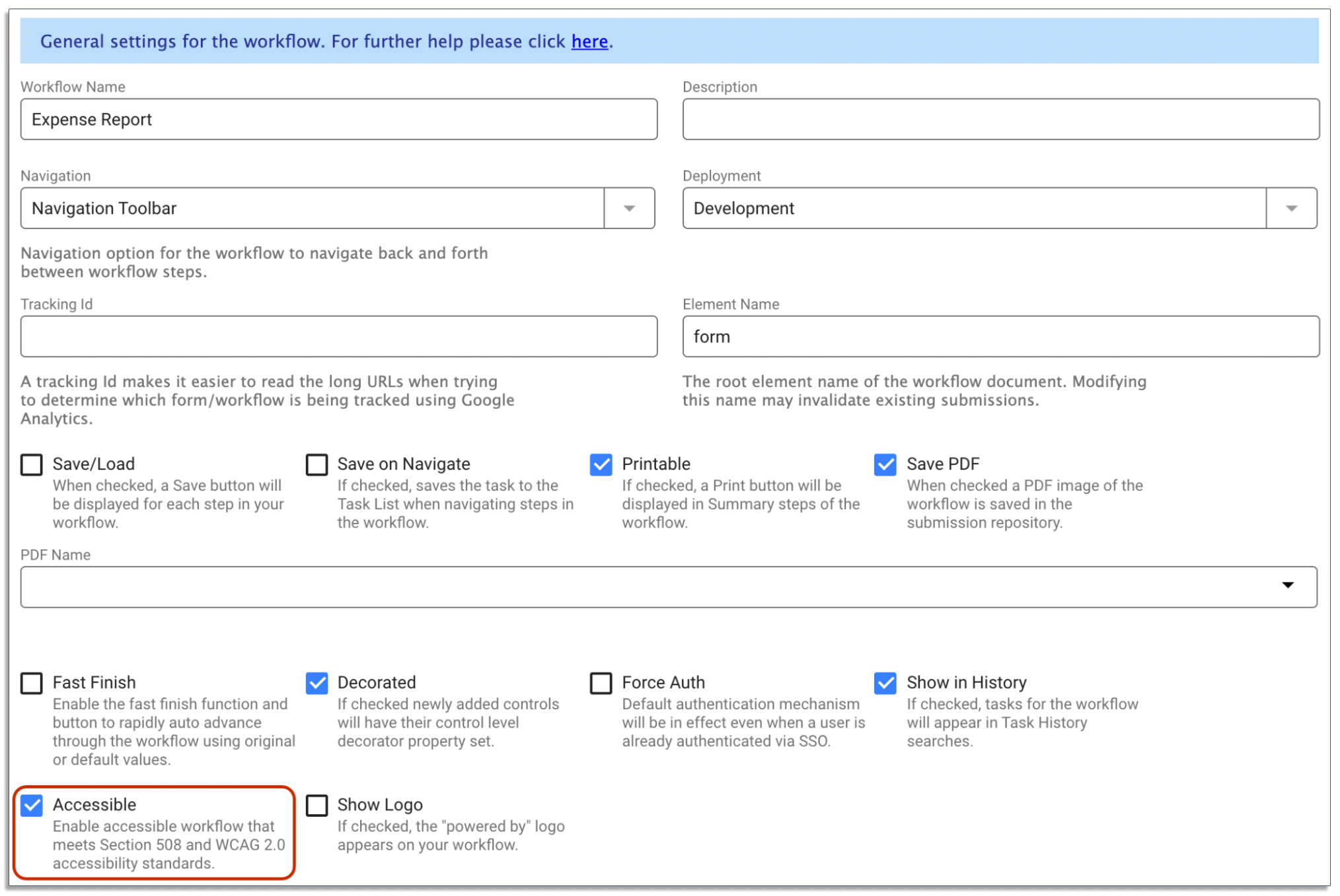 Making your forms accessible in frevvo