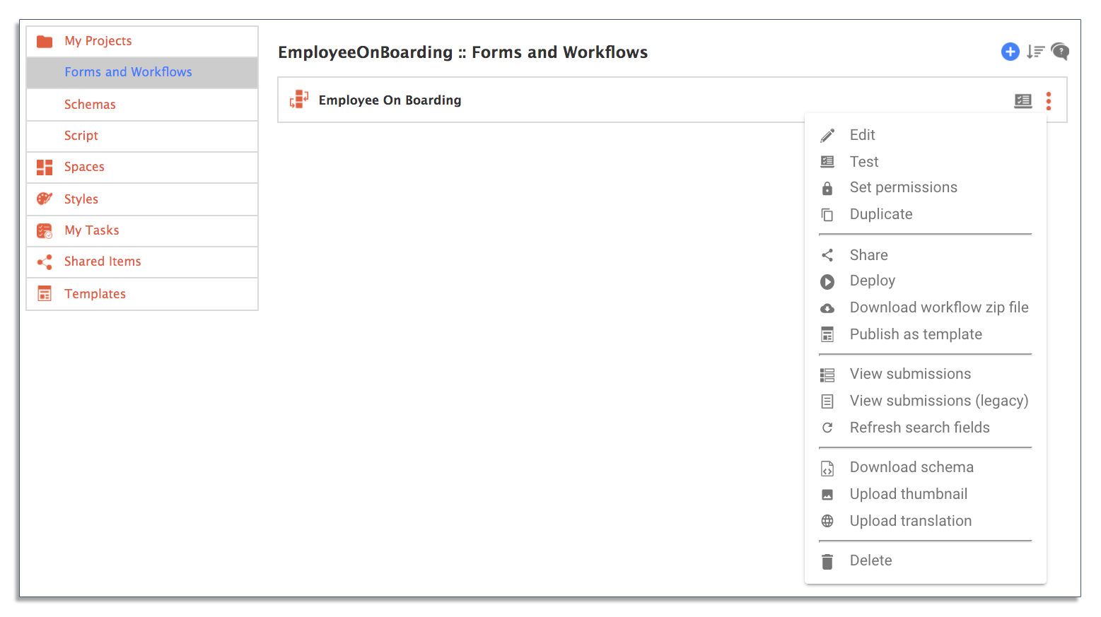 deploy employee onboarding workflow