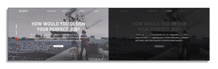 Example of an image with poor color contrast