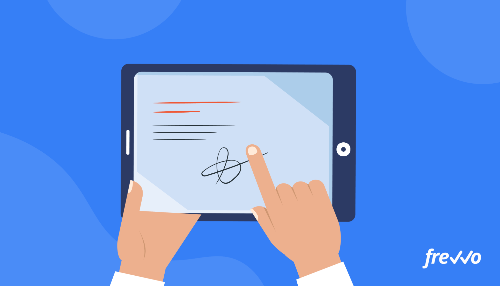 Adding an electronic signature to a document