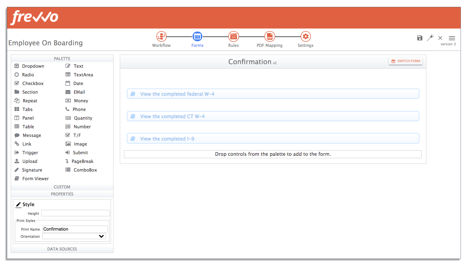 confirmation in employee onboarding workflow