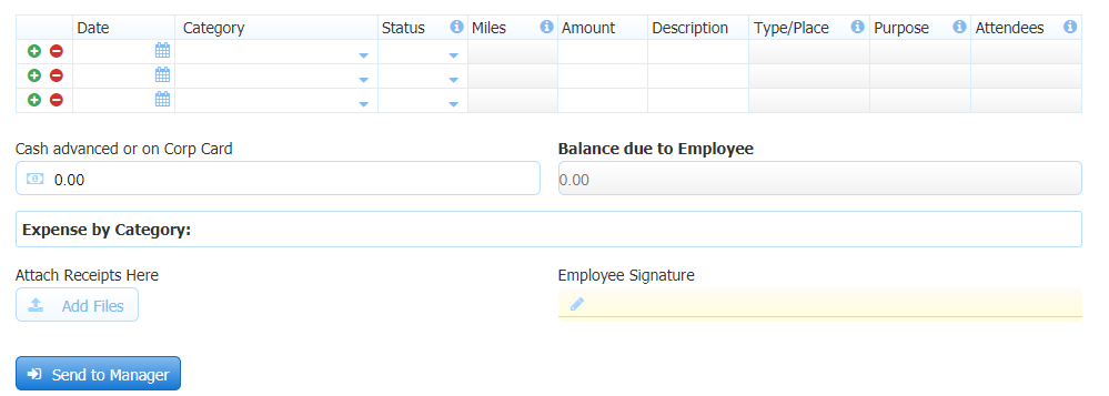 Customize the Pre-Built Expense Report Form to Meet Your Needs