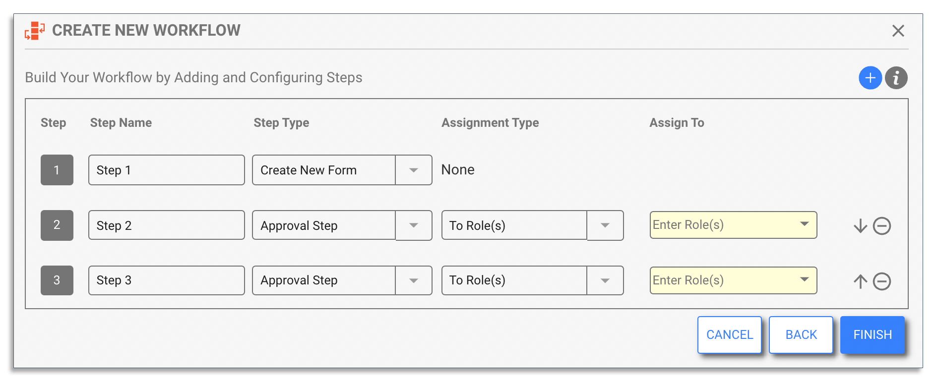 Creating a workflow using frevvo's Workflow Wizard