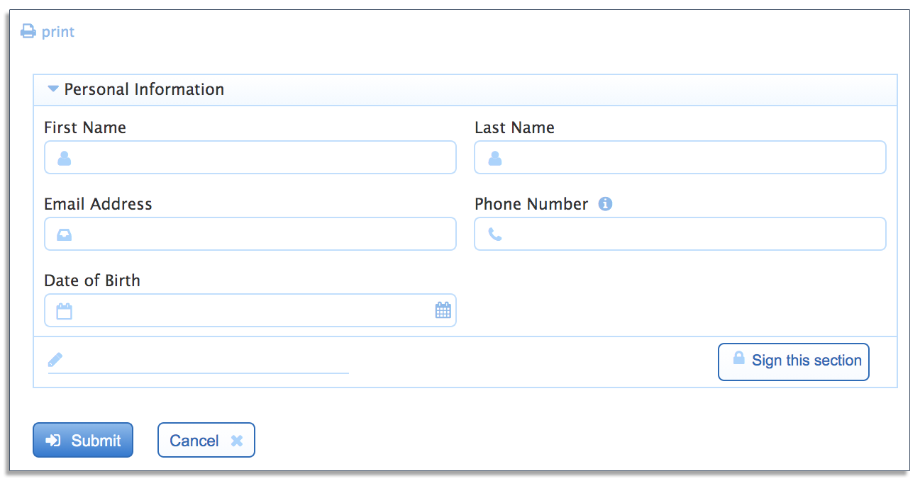 Creating a form in frevvo