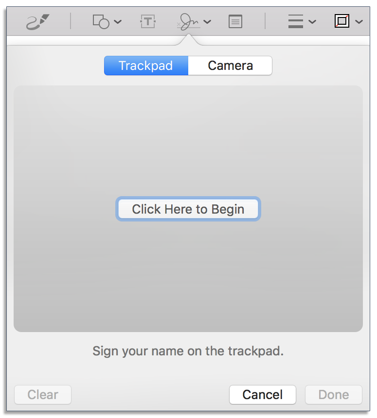 Sign a PDF in Preview
