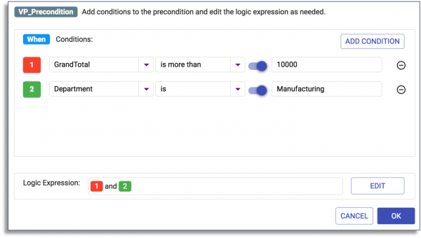 workflow rule builder
