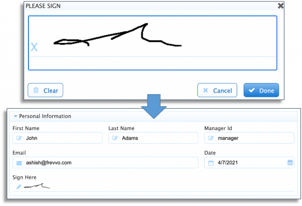 Signature Field Only